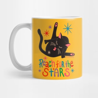 Reach For The Stars - Funny Cat Butt Mug